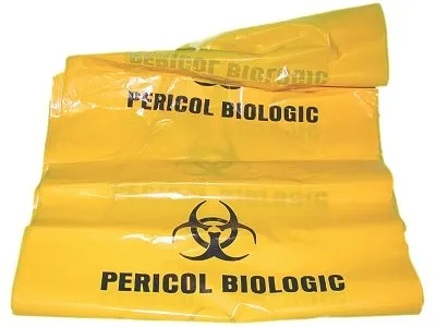Saci pericol biologic 60L (0.05mm) - imagine 1