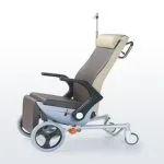 Scaun transport pacient cu inaltime reglabila - imagine 2