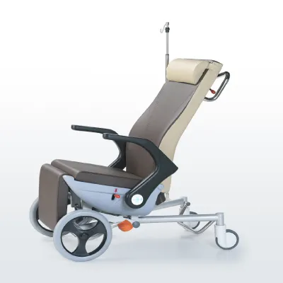 Scaun transport pacient cu inaltime reglabila - imagine 2
