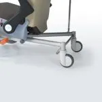 Scaun transport pacient cu inaltime reglabila - imagine 7