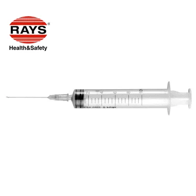 Seringa 10ml cu ac, 3 piese Rays - Italia (100buc) - imagine 1
