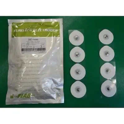 Set 50 buc Electrozi EKG uf autoadezivi 50x48mm cu capsa - imagine 1