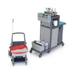 SET Carucior profesional curatenie si dezinfectie mop talpa 20237 - imagine 2