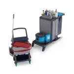 SET Carucior profesional curatenie uz medical mop talpa 22137 - imagine 2