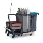 SET Carucior profesional curatenie uz medical mop talpa 22137 - imagine 4