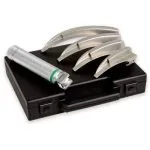 Set laringoscop XENON cu 4 lame FO Mc Intoch 1, 2, 3, 4