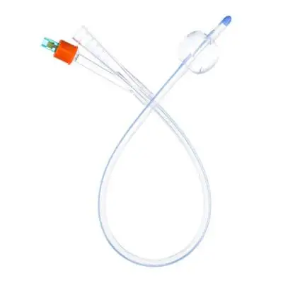 Sonda Foley Silicon, 2 cai, valva din plastic - imagine 1