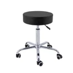 Taburet cu baza din otel cromat H 50/67cm - imagine 2