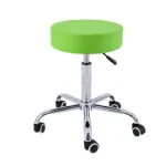Taburet cu baza din otel cromat H 50/67cm