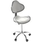 Taburet medical cu spatar ergonomic - H 54/74cm - imagine 5