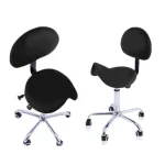 Taburet tip poney cu spatar H 50/65cm