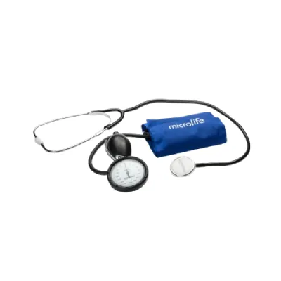 tensiometru-mecanic-profesional-cu-stetoscop-si-manometru-la-para-microlife.jpg Tensiometru mecanic profesional cu stetoscop si manometru la para Microlife BP AG1-40 - imagine 1