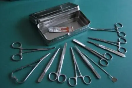 Trusa mica chirurgie 18 cm inox - imagine 1