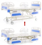 Pat electric medical spital cu laterale din ABS - imagine 3