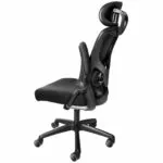 Scaun Ergonomic de Birou Reglabil cu Tetieră și Brațe Rabatabile