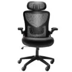 Scaun Ergonomic de Birou Reglabil cu Tetieră și Brațe Rabatabile