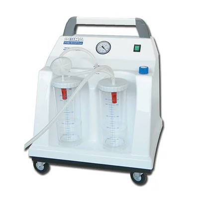 Aspirator chirurgical profesional cu vas colector 2X4 L si pedala