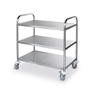 Carucior transport alimente, 3 polite, 850x450x900mm - Inox