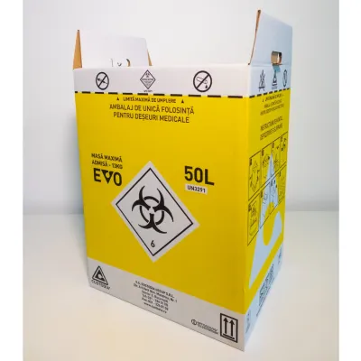 Cutie deseuri medicale 50 litri