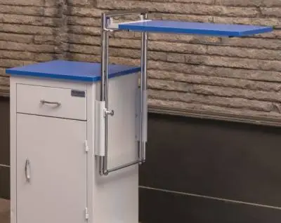 Noptiera pat spital metalica cu masa TM5008