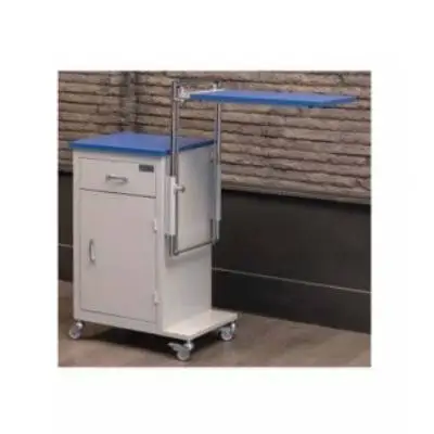 Noptiera pat spital metalica cu masa TM5008