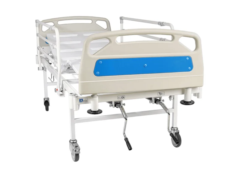 Pat medical manual cu 3 sectiuni, fara saltea, SINA