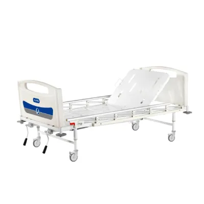 Pat spital manual cu 2 manivele, fara saltea
