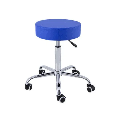 Taburet cu baza din otel cromat H 50/67cm