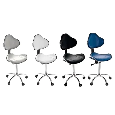 Taburet medical cu spatar ergonomic - H 54/74cm