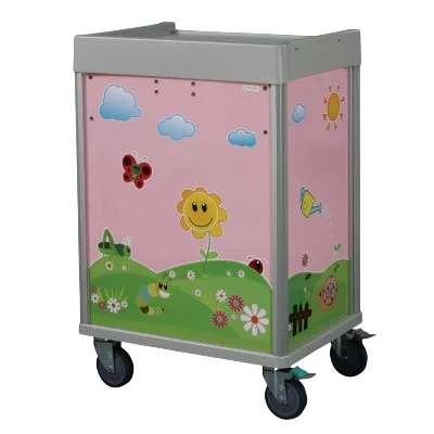 Troliu Medical Pediatric cu masa ABS
